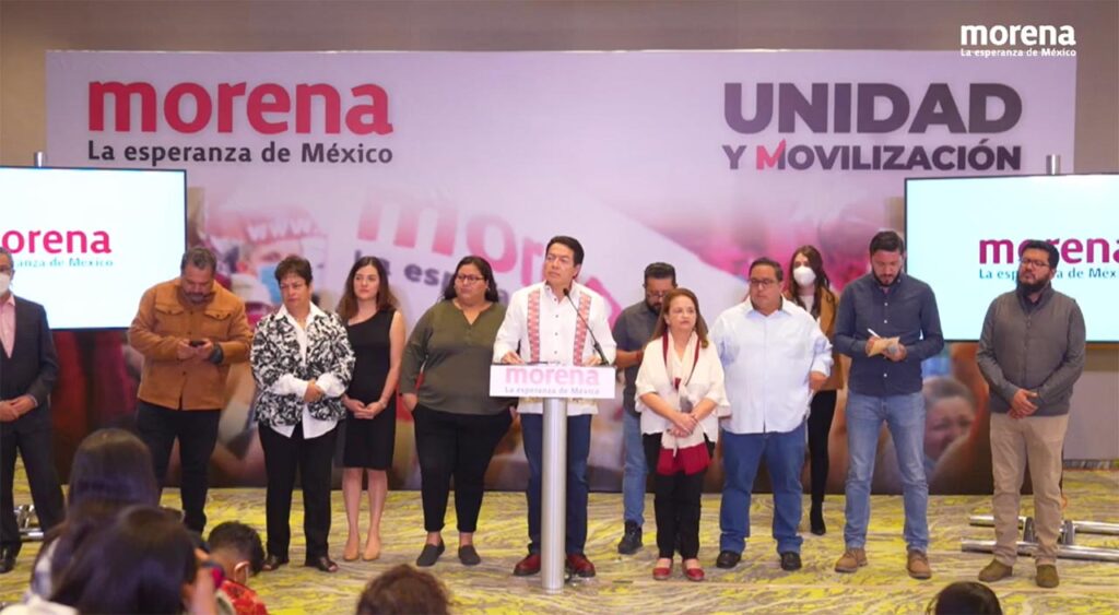 Morena anuncia a Delfina Gómez como ganadora de la encuesta final